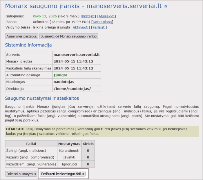 Monarx paslauga perziureti kenskmingus failus.png