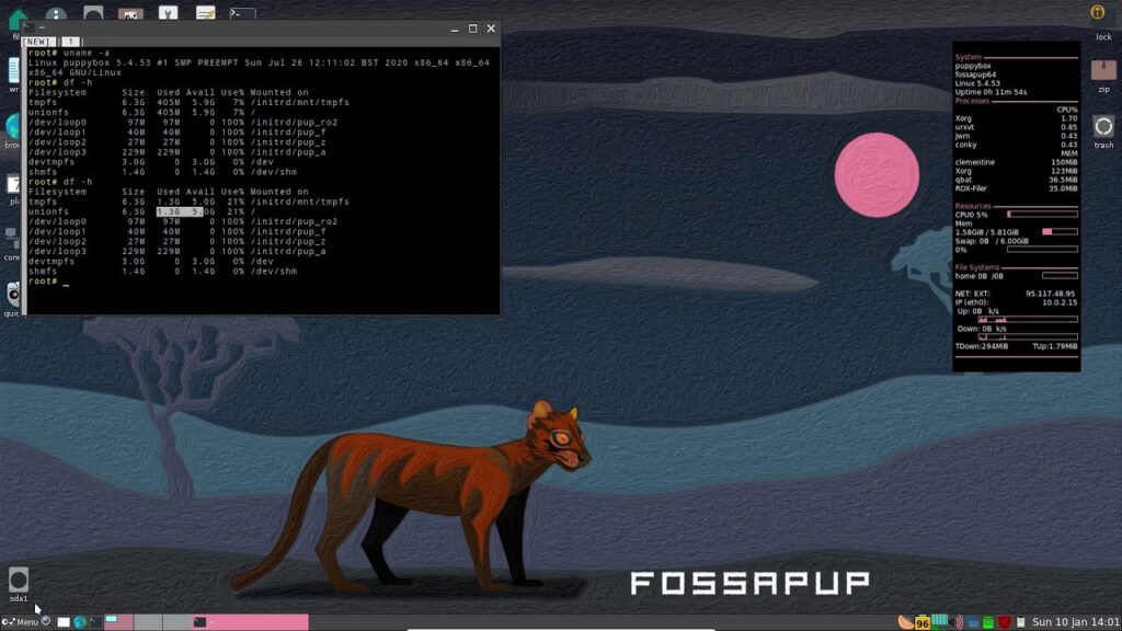 puppylinux desktop